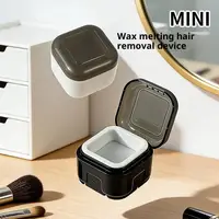 Nouvelle Mini Machine Chauffe-Cire avec Bol en Silicone, Kit d'Épilation Nez et Oreilles, Pot de Fusion de Cire en Grains 2