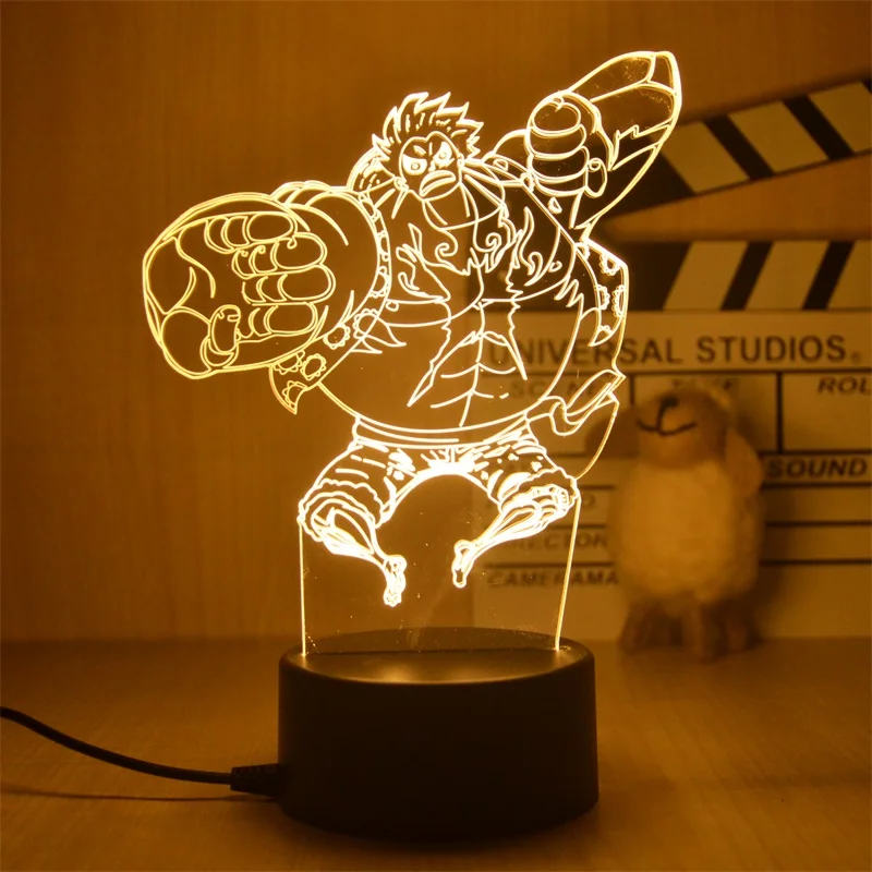 Lampada One Piece, One Piece LED Lampada a 3D Cavo USB 6 colori cangianti  Lampada Decorativa Acrilica con Telecomando Piatto Interruttore Touch Luce  Notturna Idea Regalo : : Illuminazione