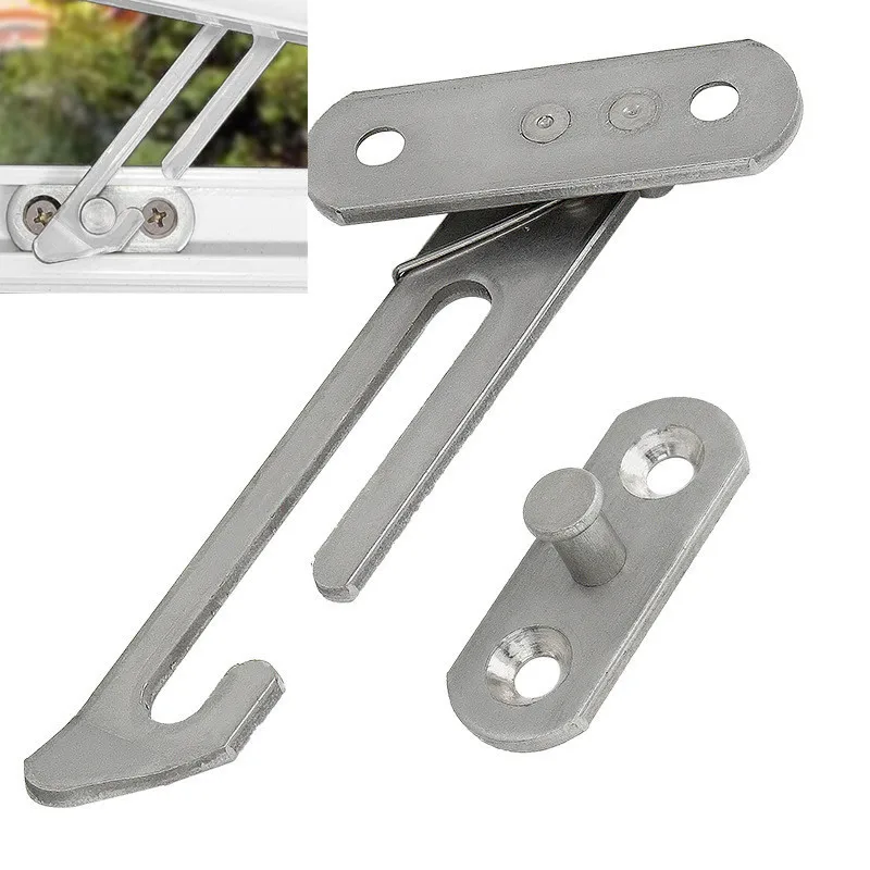 Side Window Restrictor Casement Stopper Stainless Steel Wind Brace