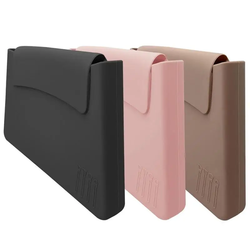 

Silicone Mini Makeup Bag Multifunctional Women's Cosmetic Bag Organizer Waterproof Magnetic Design Cosmetics Pouch Storage Box