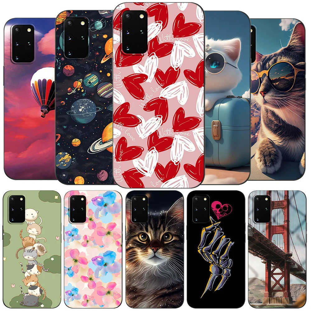 Per Samsung Galaxy S20 Custodia Per Samsung S20 Plus S20 Ultra S20 Fe Custodia Galaxys20 S 20 + Custodia In Tpu Nero Design Interessante