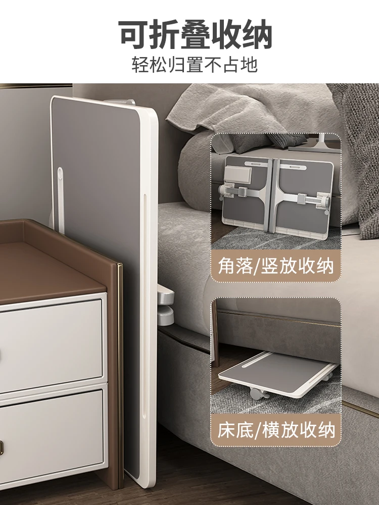 Home Folding Laptop Desk for Bed & Sofa Laptop Bed Tray Table Desk Portable Lap for Study Reading Top Tray Table