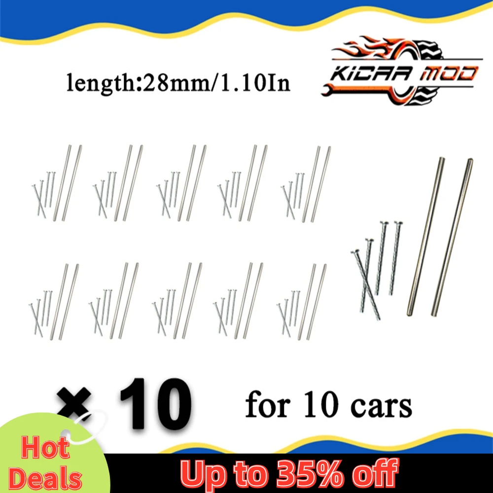 1/64 Model Car Wheels Axle For Hot Wheels Replacement Parts for Hotwheels Matchbox Tomica Diecast Model Toys (10 Sets) 6