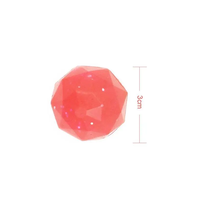 12pcs Funny Children Toy Ball Colored Bouncing Ball Rubber Outdoor Toys Kids Sport Games Diamond Elastic Juggling Jumping Balls 4