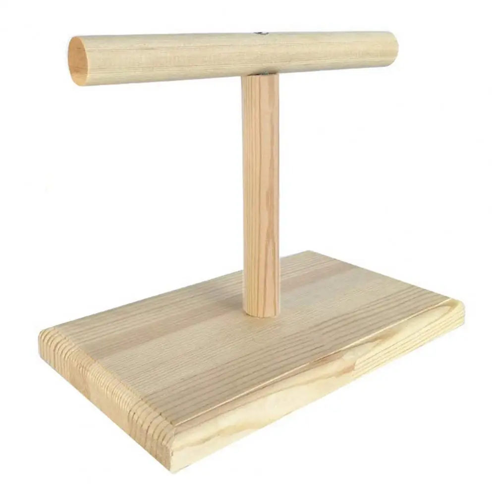 Parrot Rack Stand Wooden Tabletop Perch Durable Safe Eco-friendly Parrot bird perch