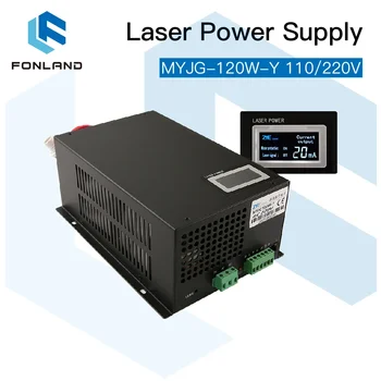 FONLAND 120W Laser Power Supply Source MYJG-120W 110/220V With Display Screen for Co2 Laser Tube Cutting Machine Source 1