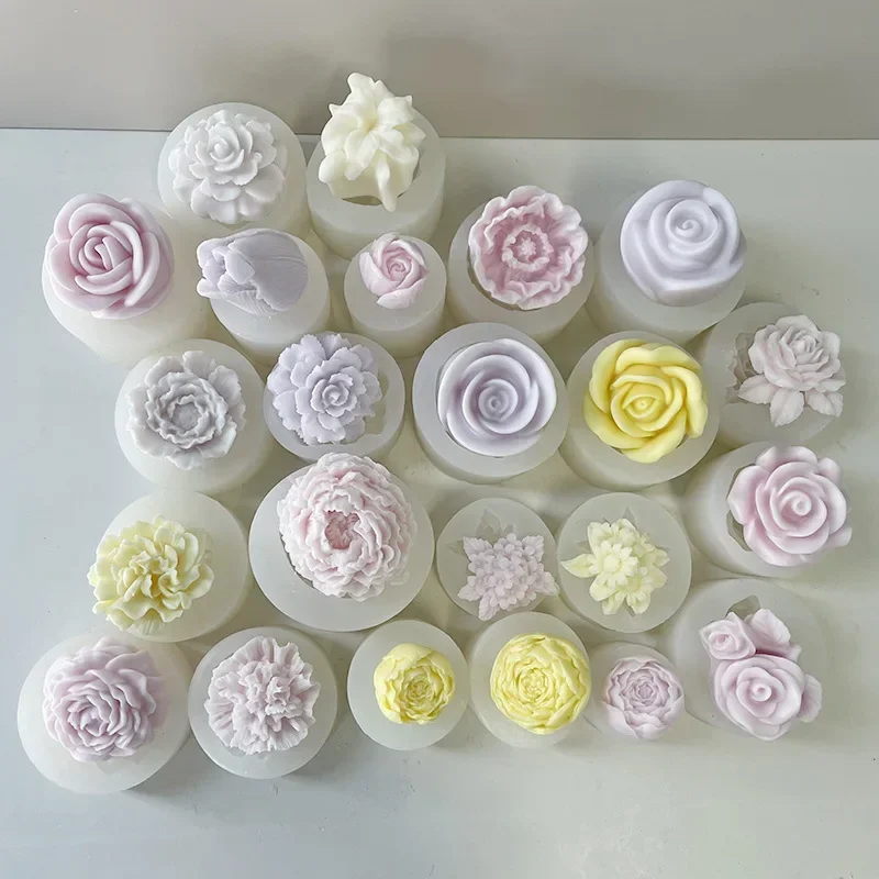 3D Flower Silicone Mold Set 3