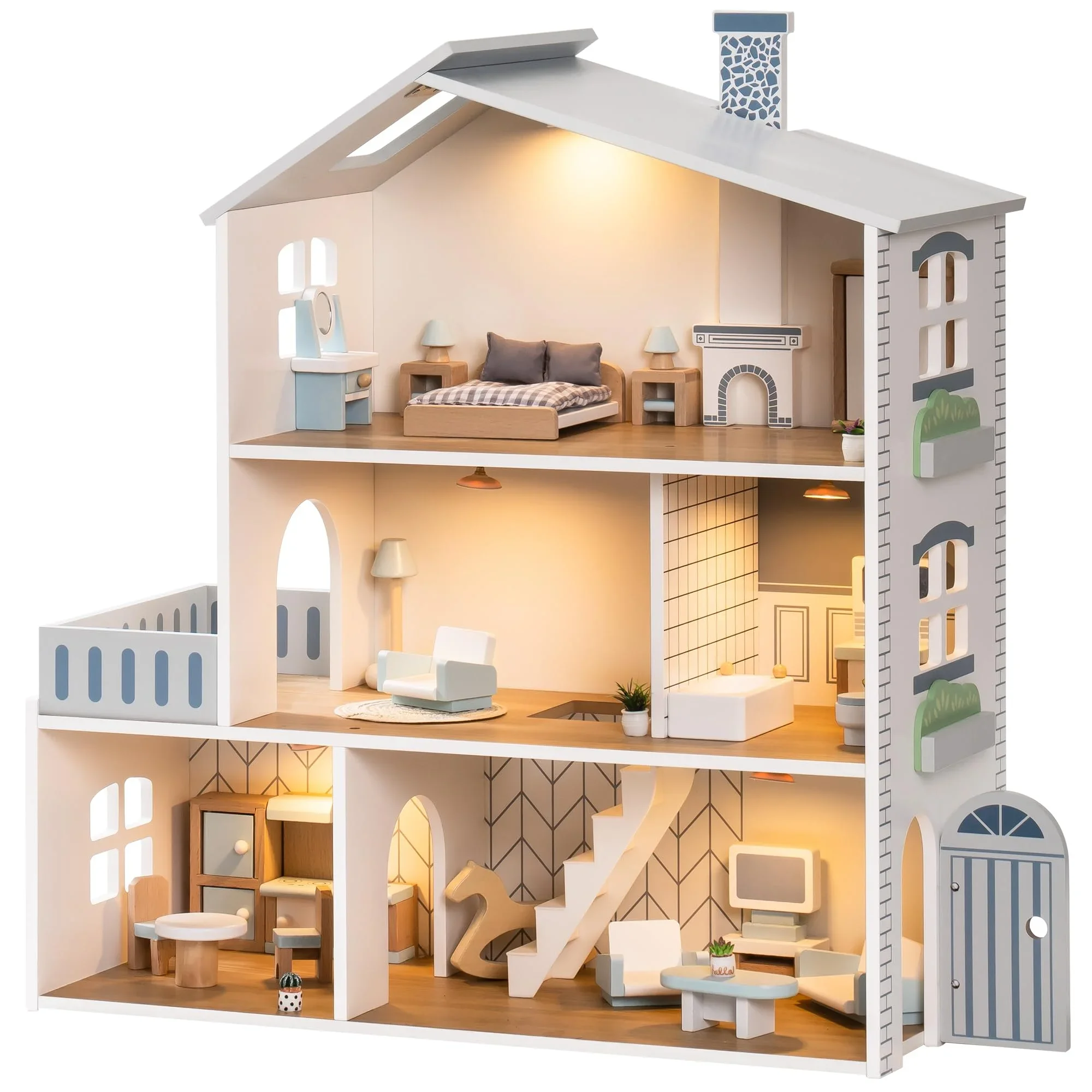 Juego De 2 Espejos Vintage En Miniatura Para Casa De Muñecas – Decoración Realista Para Escenas Y Fotografía