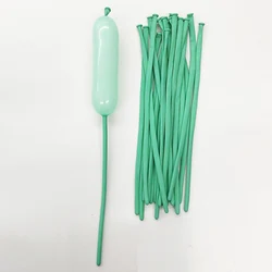 Colorful Magic Twisting Balloons for Creative Party Decorations (Maca green)