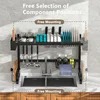 Kitchen Storage Rack Sink Dish Drying Holder Bowl Dish Chopsticks Organizer Shelf Cutlery Drain Rack Kitchen Countertop Rack 3