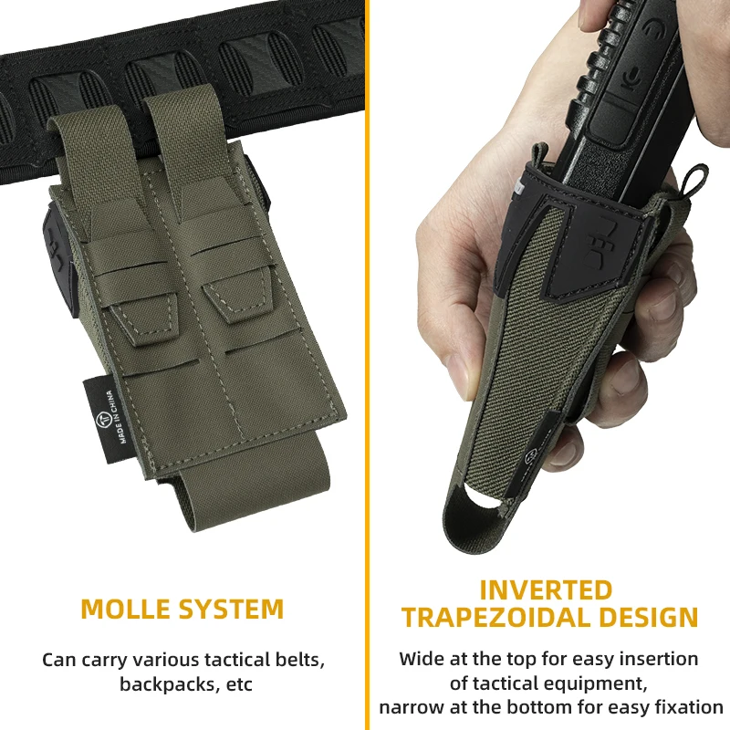 Poche à Chargeur TOPTACPRO – M4 – MOLLE – Découpe Laser – Camouflage – NEUF