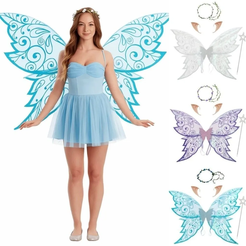Organza Fairy Wings Costume Accessories for Cosplay