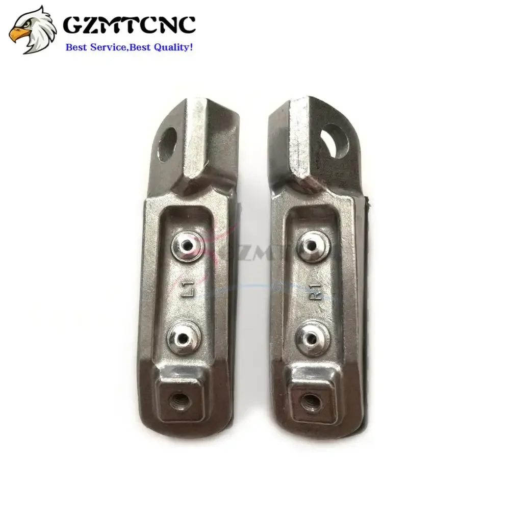 Front Left & Right Footrest Foot Pegs Motorcycle Accessories Motorcycle Footrests Motorcycle Foot Pedals for Kawasaki ZRX400 ZRX1100 ZRX1200 Z1000 Z750 2003 2004 2005 2006 Footpegs Pedals