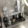 Bathroom Shelf Wall Mount Corner Shower Shelf Suction Cup Shampoo Storage Holder Shower Caddy No Drilling Bathroom Organizer 1