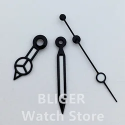 BLIGER Multi - Tone Watch Hands Set with C3 Green Luminous Finish - Premium Watch Accessories (Black)