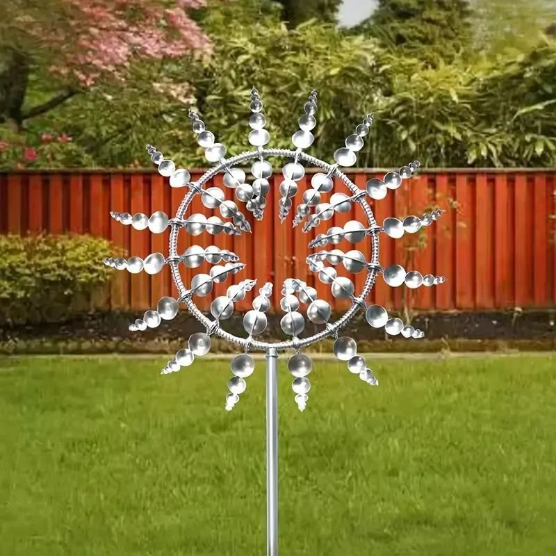 Scultura floreale moderna in acciaio inox su misura per interni esterni giardino