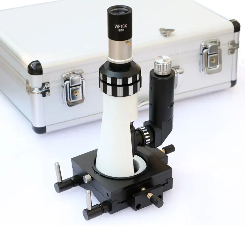 100X 400X Portable LED Light Laboratory Metallurgical Microscope Handheld Metal Inspect Metallographic Microscope with Camera