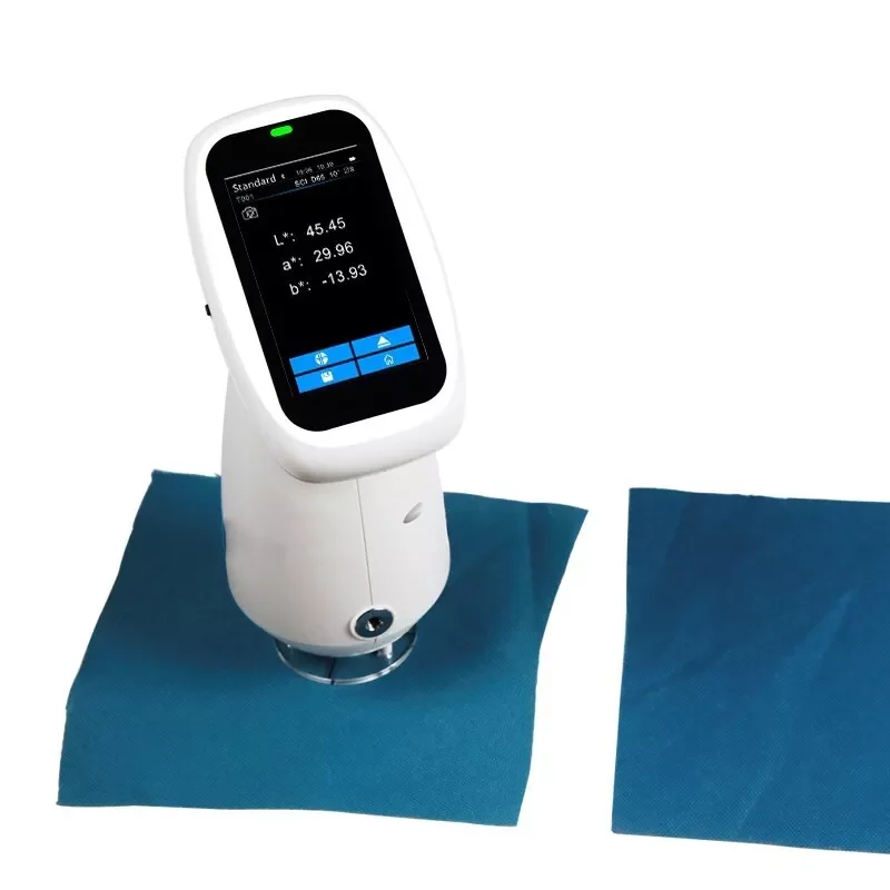 Color Difference Analyzer Spectrocolorimeter Two Apertures Φ8mm Flat+Φ4mm Flat Sensor  CMOS dual beam splitting sensor 6