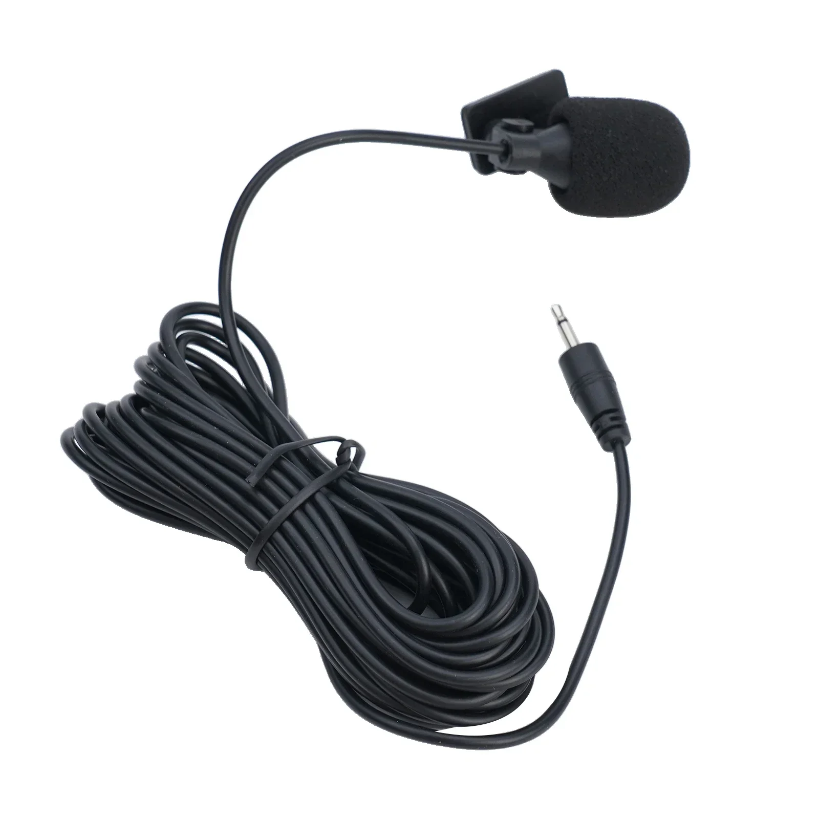 Microphone Audio Car Connector External Low impedance U-type fixing clamp 2.5mm For Radio GPS 5m