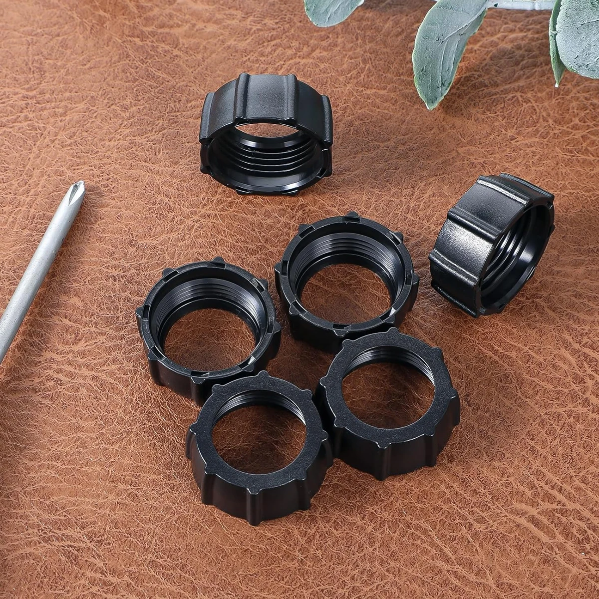 5개 자동차 핸드폰 거치대 플라스틱 나사 (17MM 볼 헤드 차량용 에어벤트 핸드폰 거치대 고정 클립 너트 중력 브래킷 액세서리)