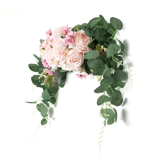 Megjeleníti Az Ünnepi Dekoráció Parti Fali Ünnepség Hamis Növényi Ív Mesterséges Virágvirág - Image 4