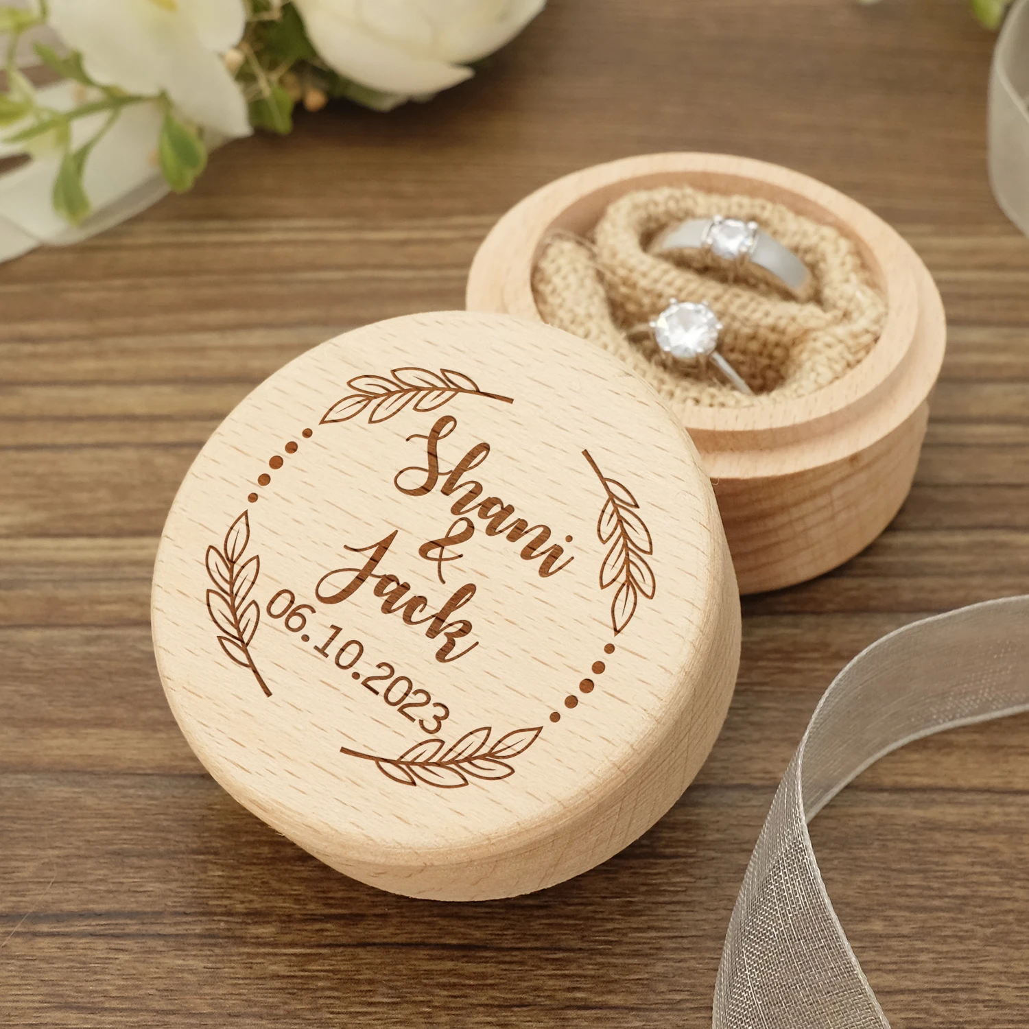 Light up the Moment with a Personalised LED Ring Box
