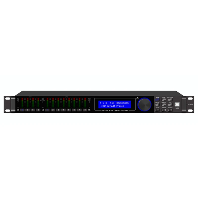 BTFSD Professional digital audio processor 2 3 4 in 4 6 8 out of stage performance line array bar