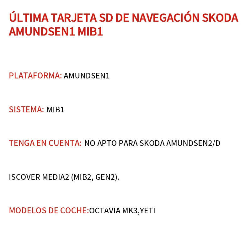 / UK and Europe Navigation SD Card New Maps For Skoda SD Card GEN1 MIB1 GPS Minerva Amundsen