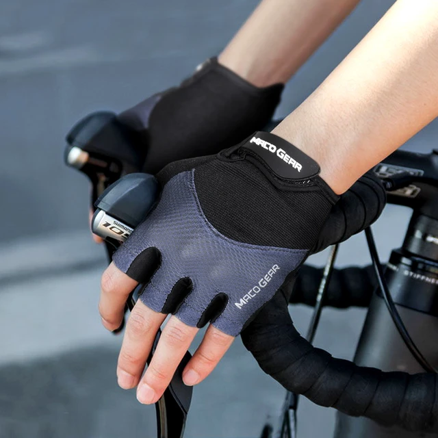 Guantes de entrenamiento, guantes negros para hombres y mujeres, guantes  transpirables de medio dedo, guantes de ejercicio de fitness, guantes