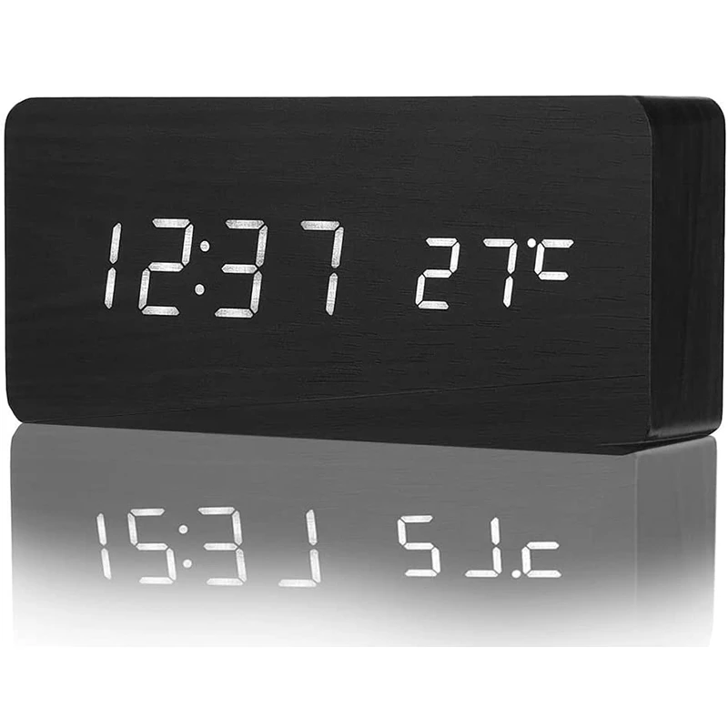 Single Face Led Digital Alarm Clock Bedroom Bedside Table Digital Watch