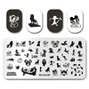 Stamp Plate MouTeen-181 Big Disney Lilo Stitch Nail Stamping Plates Manicure Set For Nail Art Stamper 6