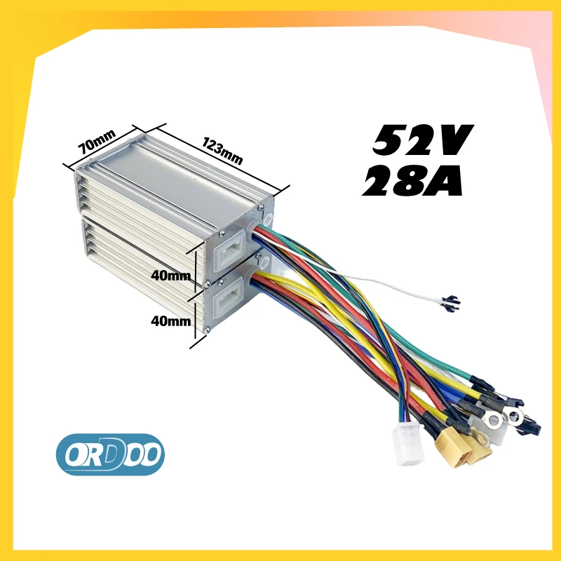 52V28A DS20 CB1 9MOSFET 52V28A Escooter Sinewave Brushless Controller YUNLI ORDOO
