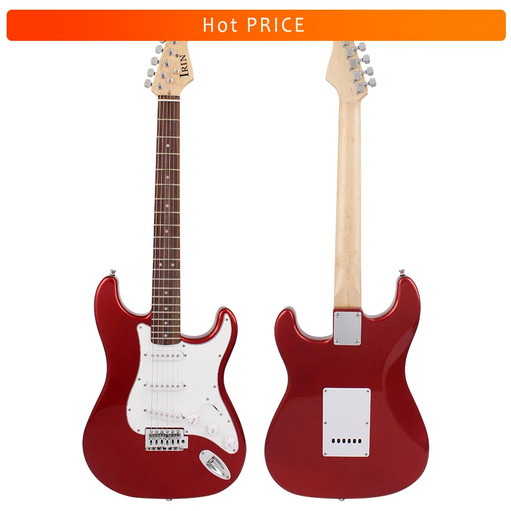 IRIN 39 Inch Electric Guitar 6 Strings Basswood Body Maple