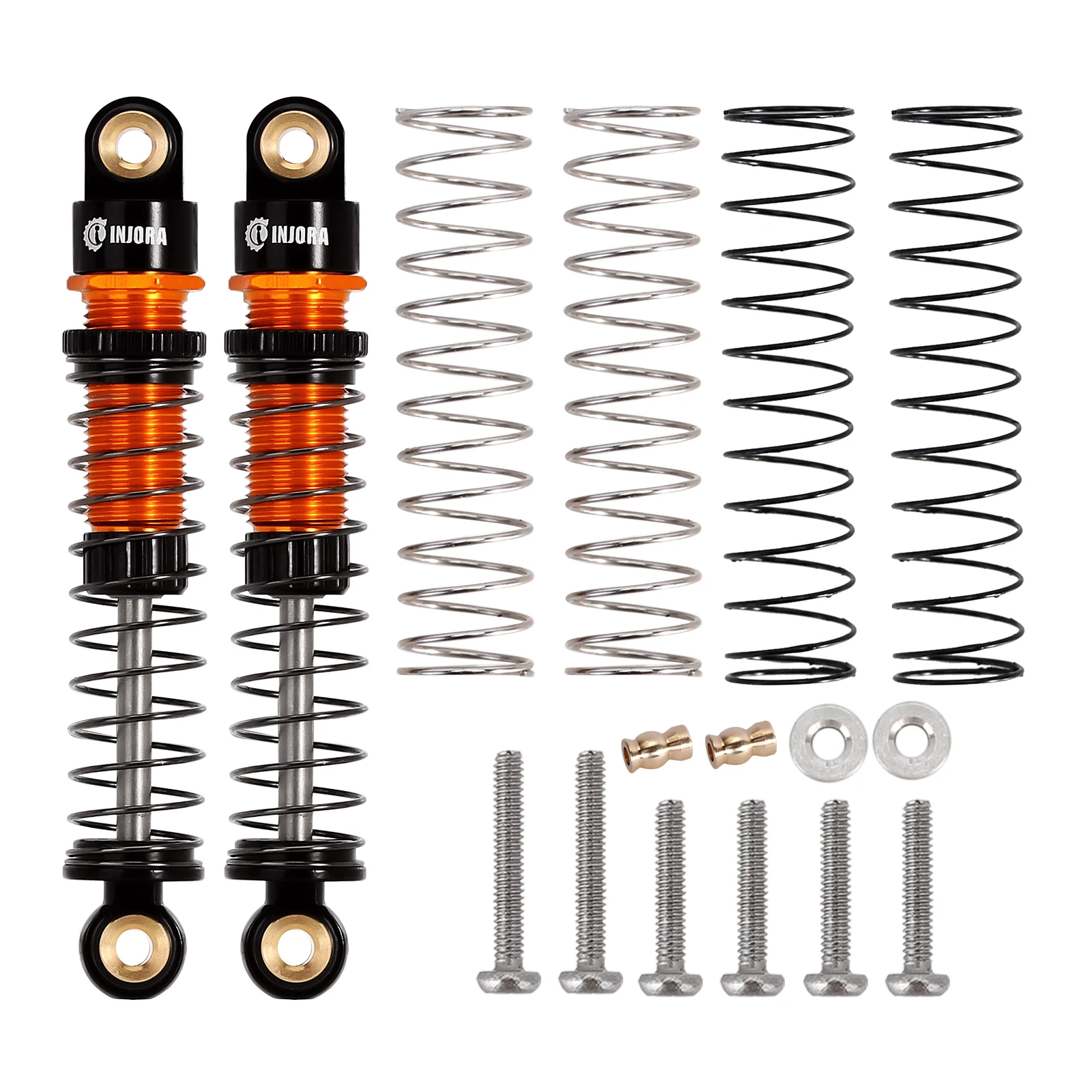 INJORA 45 ミリメートルアルミネジショックアブソーバーオイルダンパー