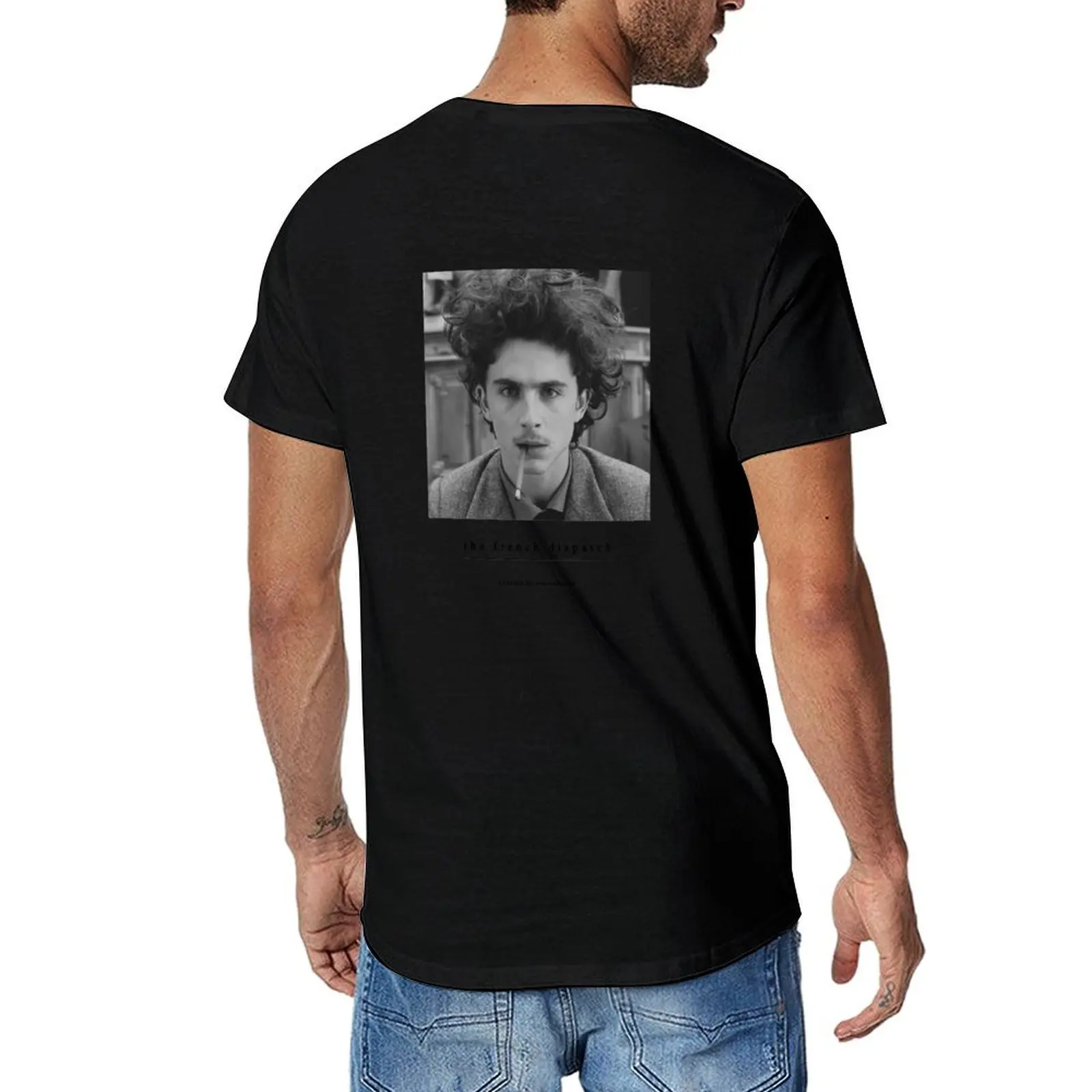 

The French Dispatch (Wes Anderson) Timothee Chalamet, Saoirse Ronan, Adrien Brody T-Shirt sweat summer top clothes for men