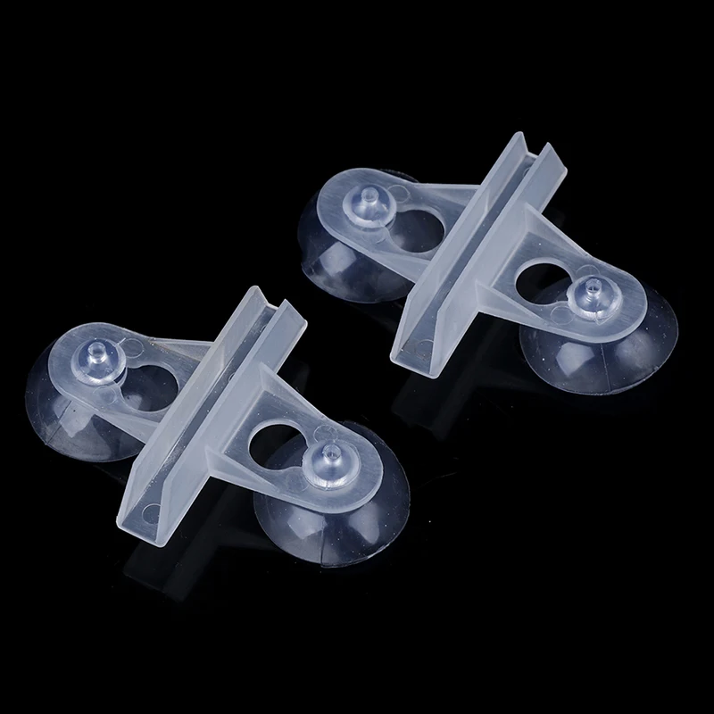 5pcs Aquarium Fish Tank Divider Suction Cup Divider Plastic Sheet Holder Set
