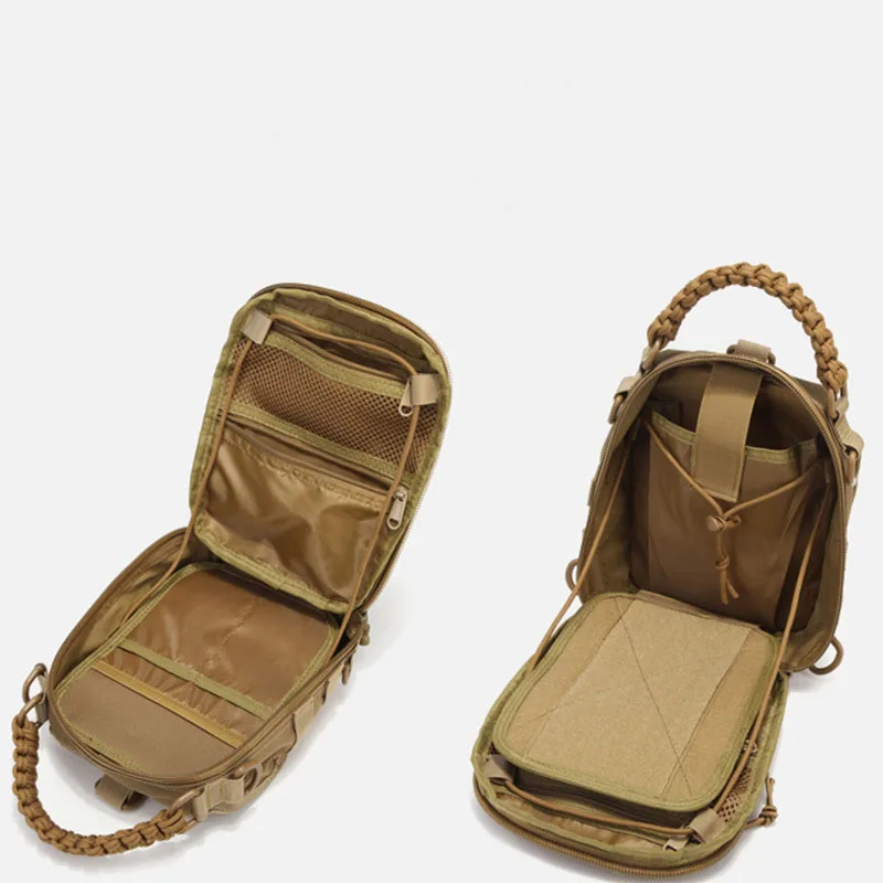 Multifunctional Oxford Cloth Running Bag Outdoor Sports Cycling Waterproof Bag One Shoulder Camouflage Bag 6