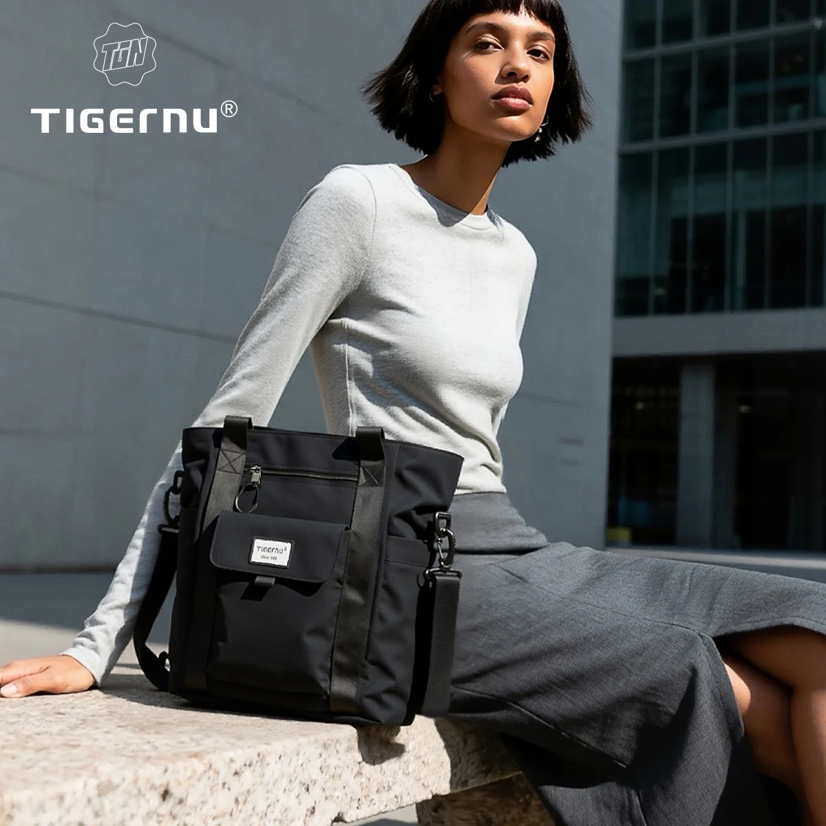 Tigernu NEW 3 In 1 Backpack Female Should bag Women Handbag Large Capacity Convertible Multipocket Crossbody For 14 inch Laptop