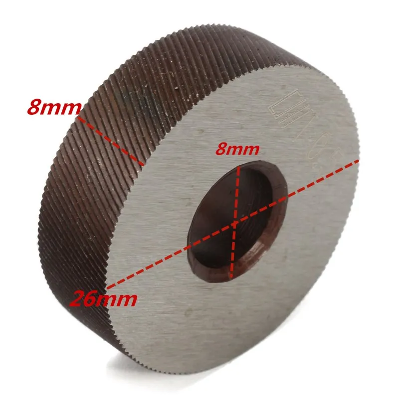 6PCS Reticulated Knurling Knife 0.6mm 1.0mm 2.0mm HSS Inner Hole Embossing Wheel 1PCS 16mmx18mm Steel Lathe Tool Holder Hob