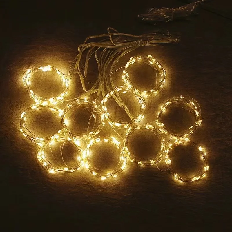 Curtain Lights Garland LED String Lights Decoration 8 Modes USB Remote Control Fairy Lights Holiday Wedding Fairy Lights Bedroom