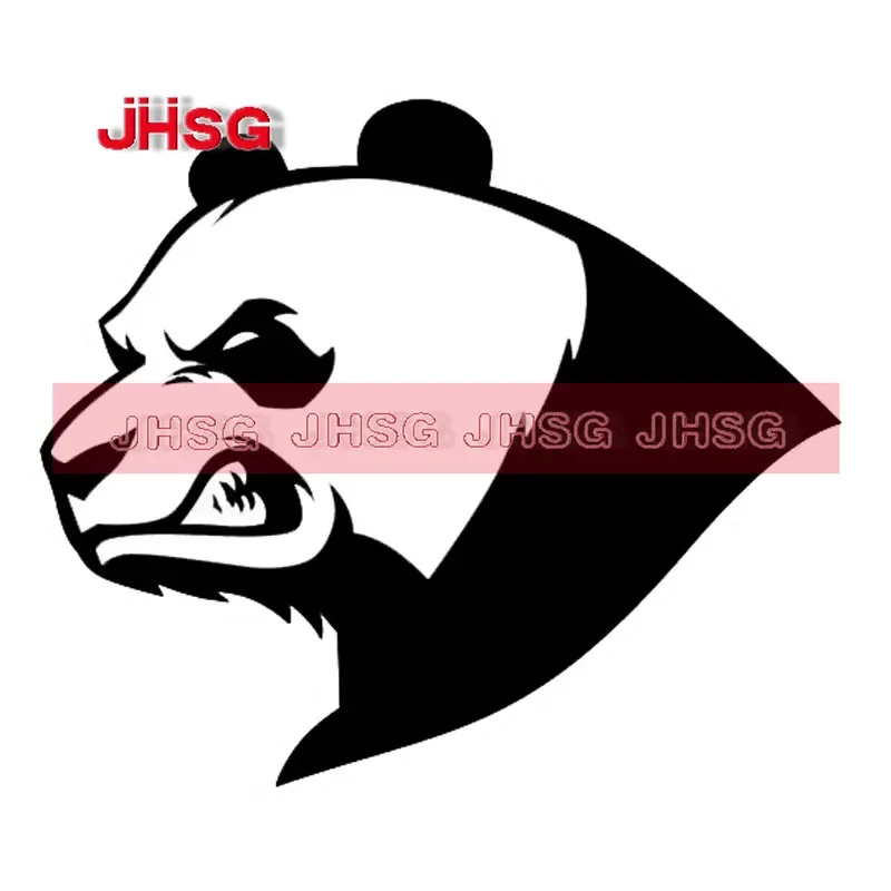 

HDL Angry Panda Fashion Sticker Product Motorcycle PVC Accessories External Parts Car Sticker Cover Scratches Customization