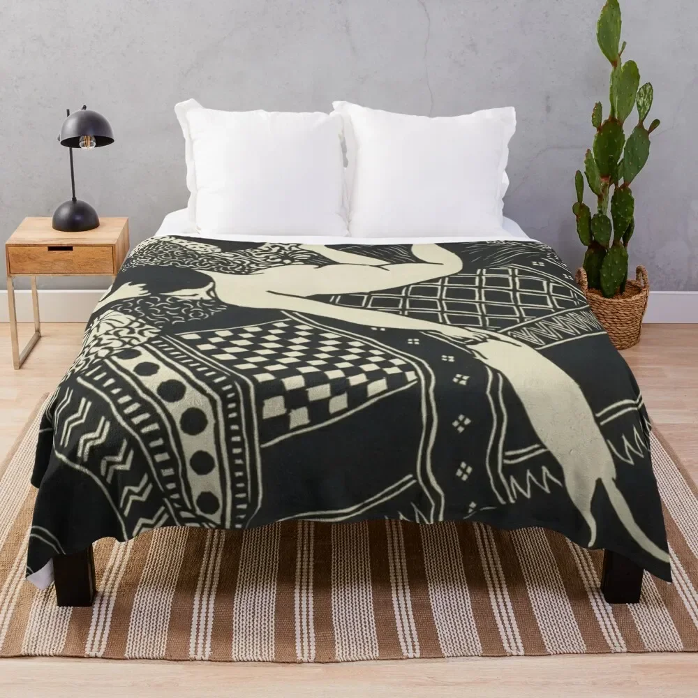 

Woman And Cat Throw Blanket Weighted Sofas Softest Moving Blankets