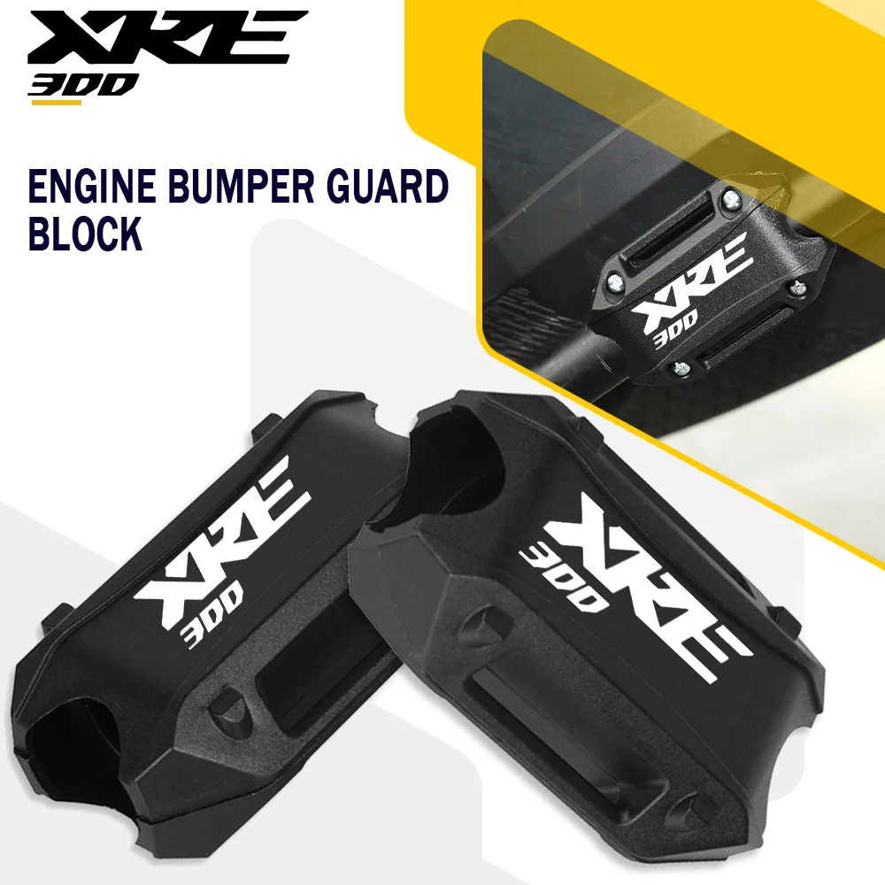 

FOR HONDA XRE300 XRE 300 Motorcycle Accessories 25MM Engine Crash bar Protection Bumper Decorative Block XRE-300 2022 2023