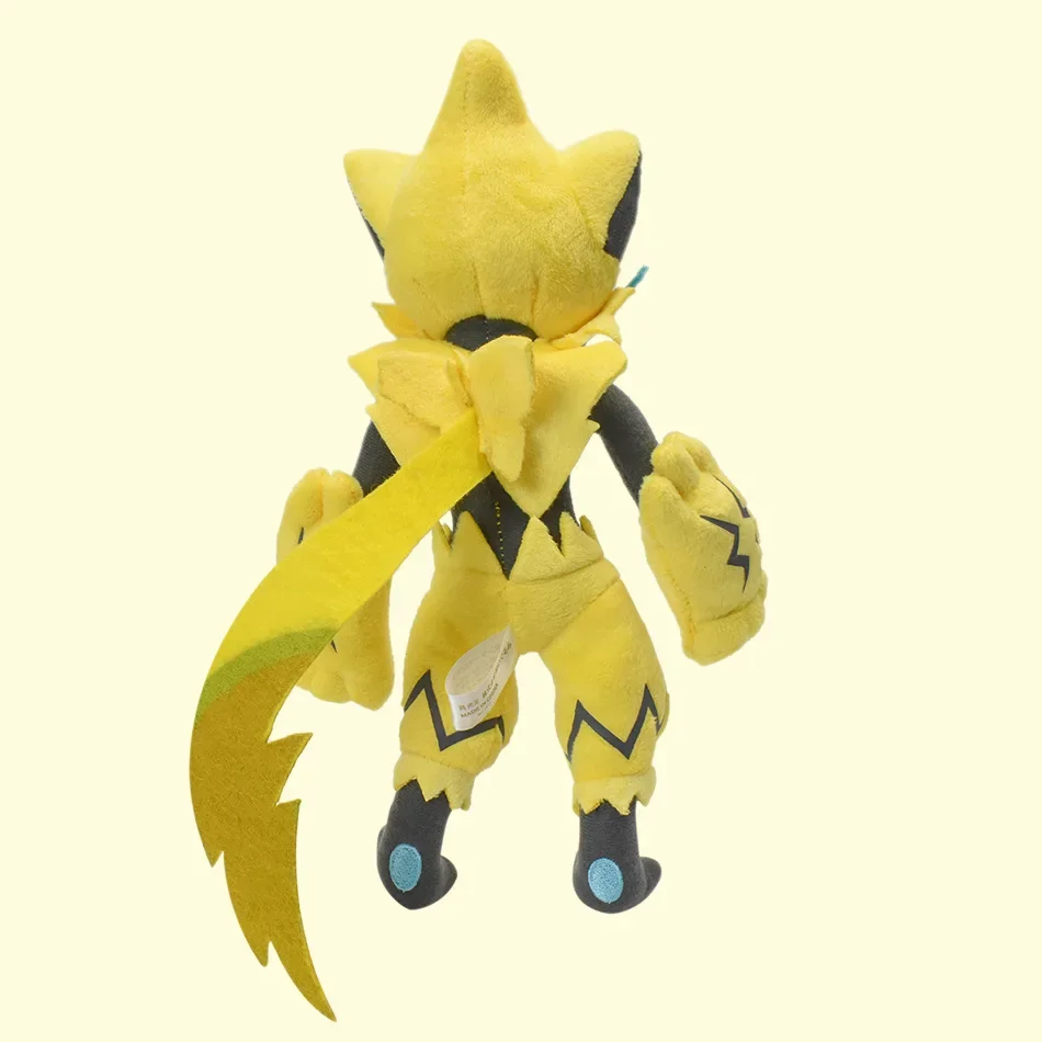 Pokemon Plush Shiny Zeraora Soft Stuffed Animal Peluche Toy Anime Cute Zeraora Collection Ornament Dolls for Boys Christmas Gift