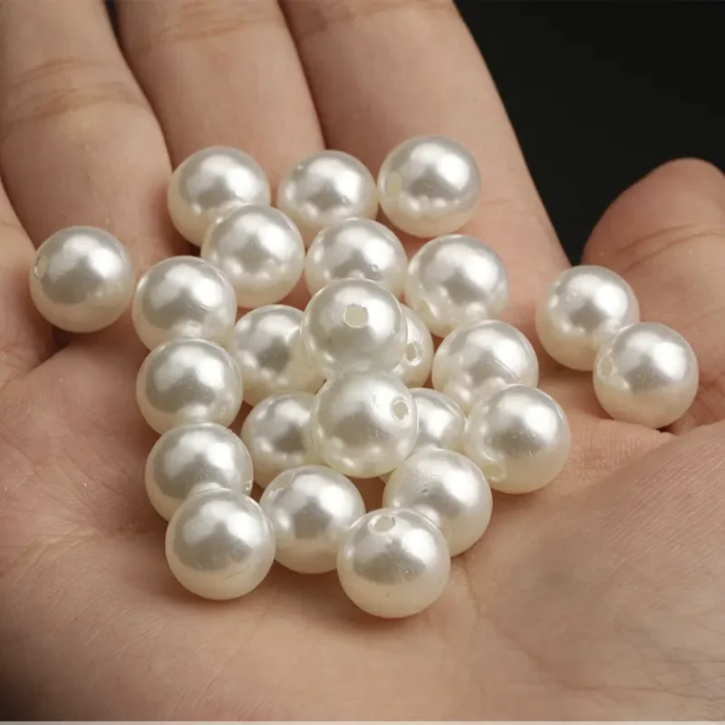3-20mm ABS Imitation Pearl Beads With Hole Round Plastic Acrylic Spacer Loose Beads For DIY Craft Jewelry Making Garment Accesso acrylic beads,imitation pearl beads,plastic beads,acrylic craft beads,abs beads