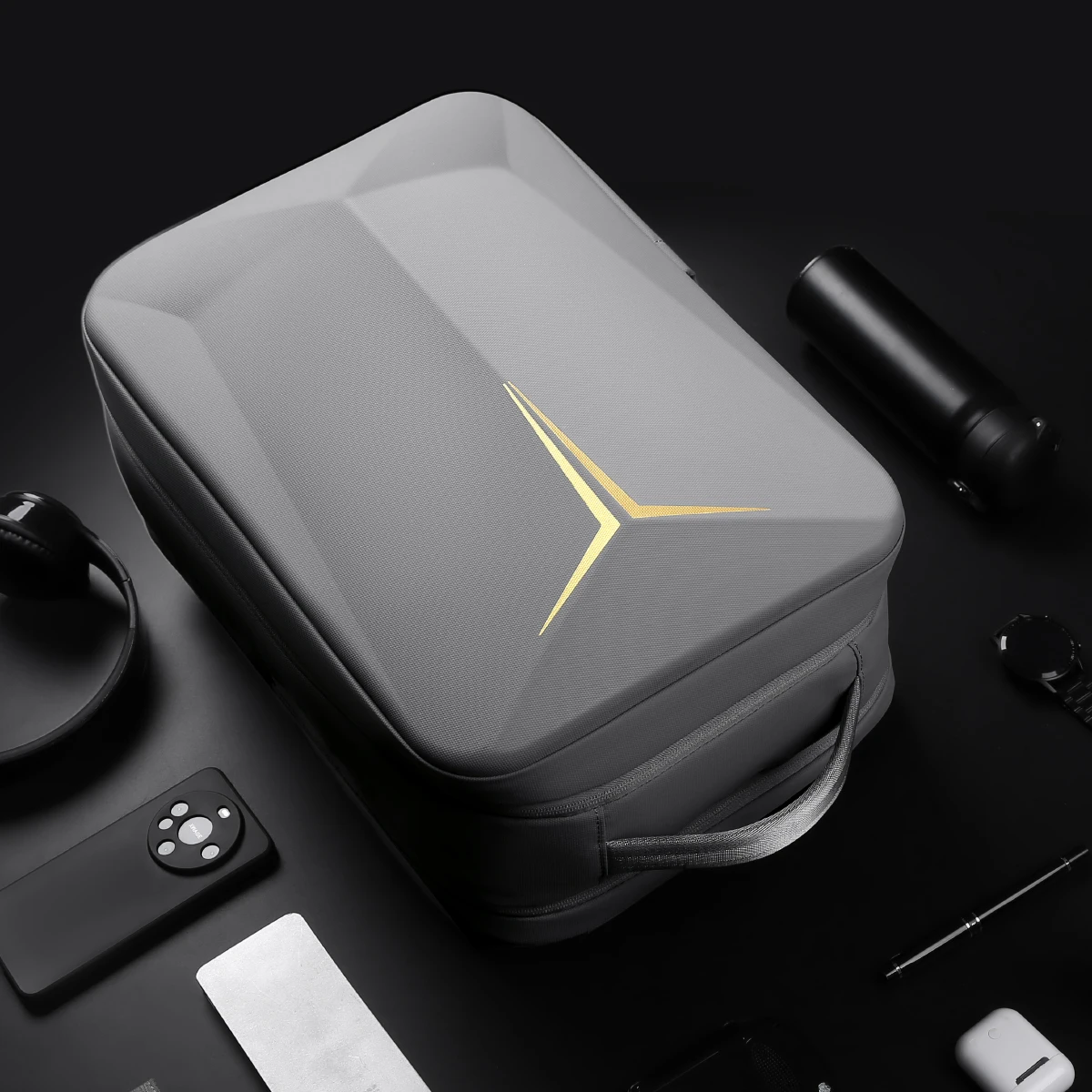 Backpack Hard Shell E-Sports Backpack Cross-Border Fashion School Bag Laptop Bag Business Travel 18inch Computer Bag Commuting Business Travel Bag