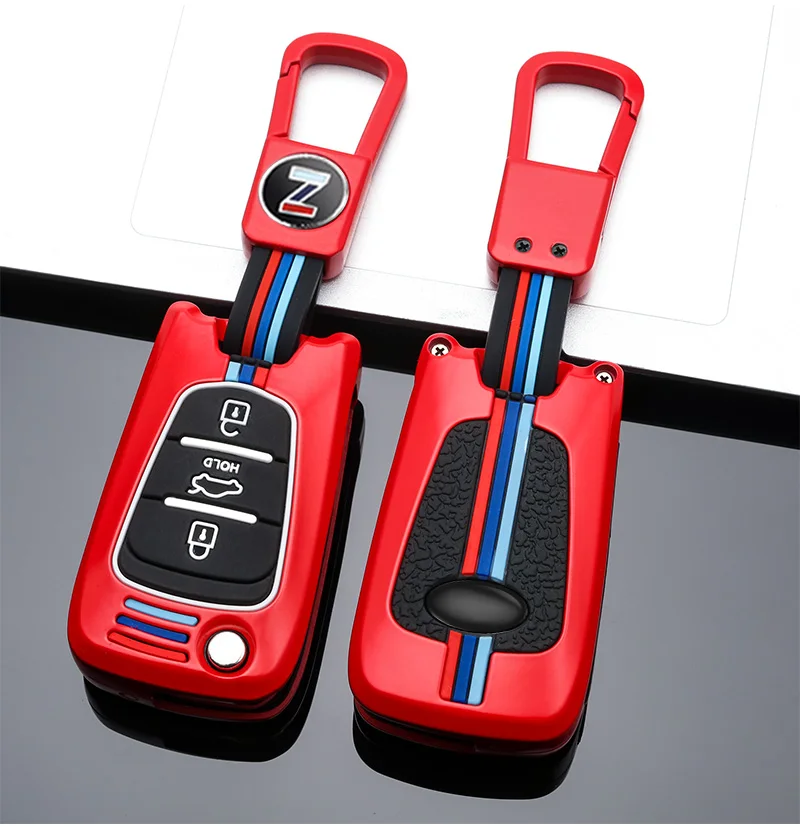 Lega Silicone 3 pulsanti Flip Cover telecomando portachiavi per Kia K2 K5 Pro Ceed HYUNDAI I20 I30 I40 copertura chiave auto SANTA - Sf284f189a02146eaa67e8f1bf159151fB