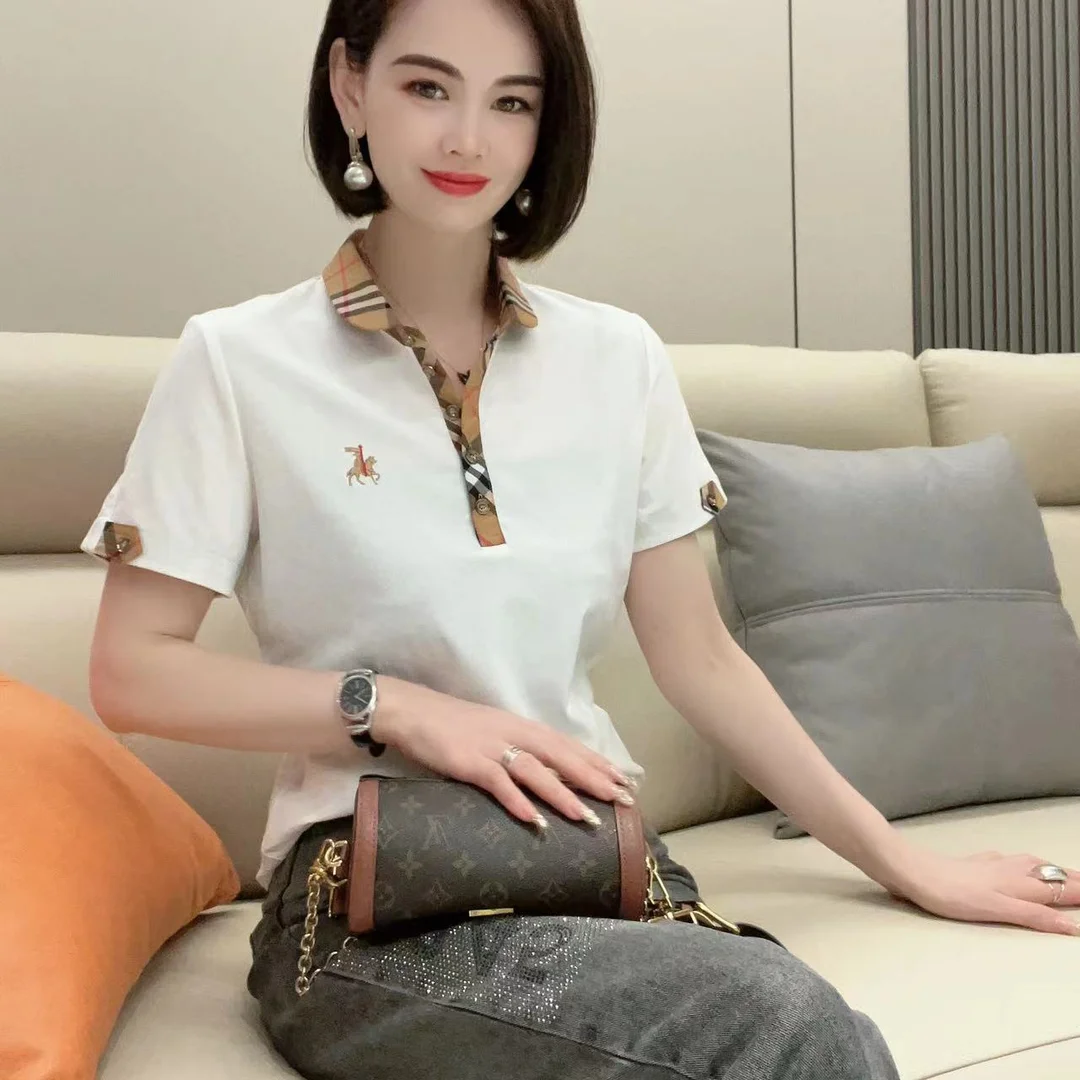 

Модная Корейская футболка для гольфа 명셔셔셔셔, женская летняя одежда для гольфа, новинка 2024, поло, топ для гольфа, Роскошная Одежда для гольфа, женская футболка с коротким рукавом