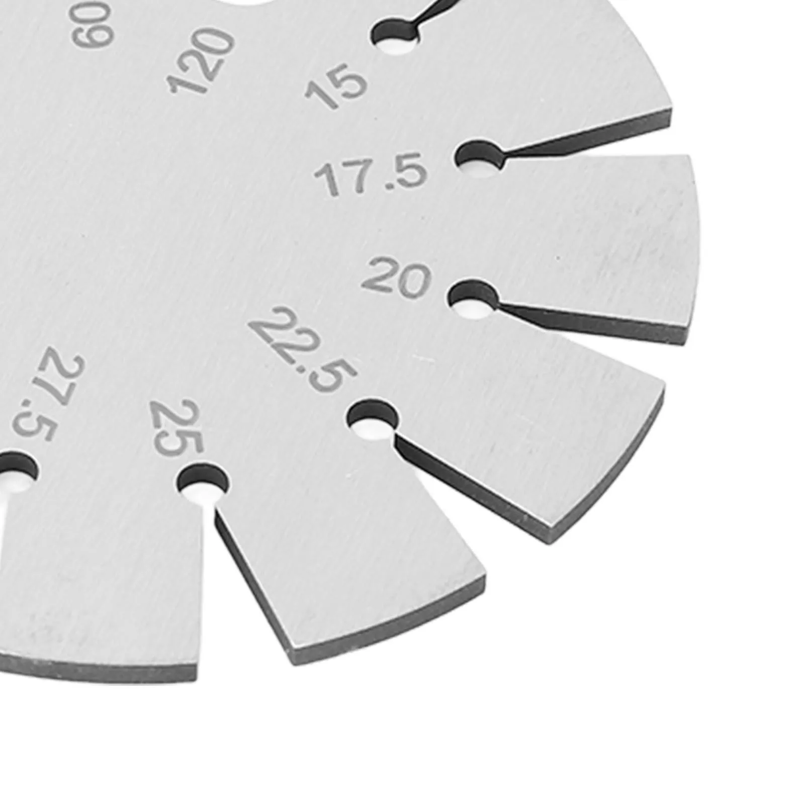 Bevel Angle Gauge Stainless Steel Oblique Edges Protractor For Knife Blade Measuring 15‑120 Degree 4