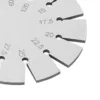 Bevel Angle Gauge Stainless Steel Oblique Edges Protractor For Knife Blade Measuring 15‑120 Degree 4